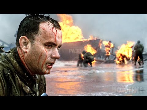 D-Day at Omaha beach | Saving Private Ryan | CLIP