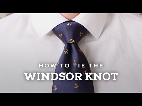 How to Tie A Perfect Windsor Knot