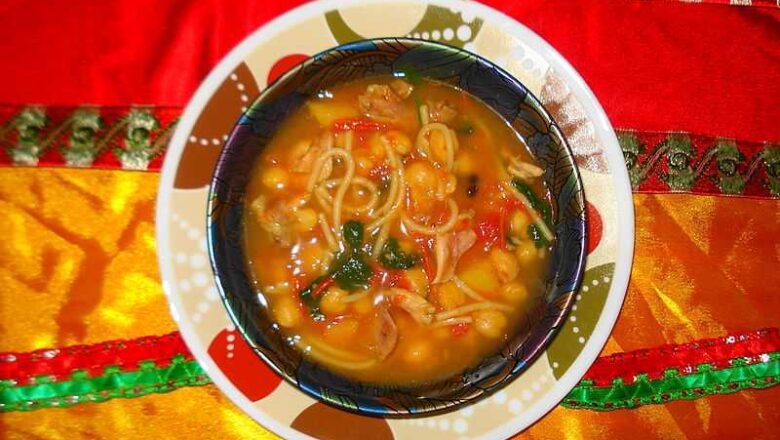 وصفة عمل وتحضير شوربة الحريرة