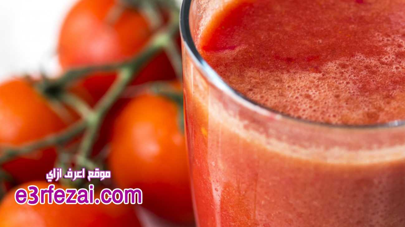 كيفية عمل ديتوكس عصير الطماطم والثوم والكركم