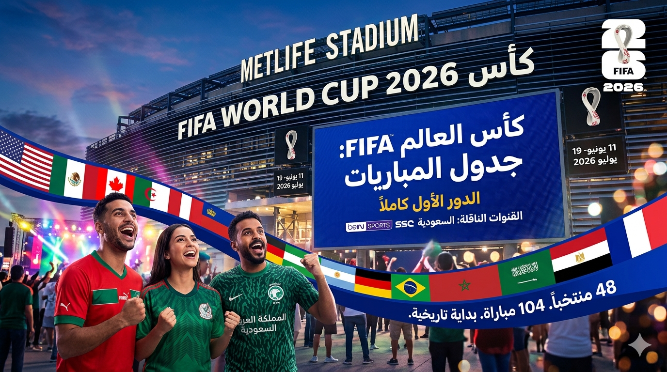 جدول مباريات كأس العالم 2026