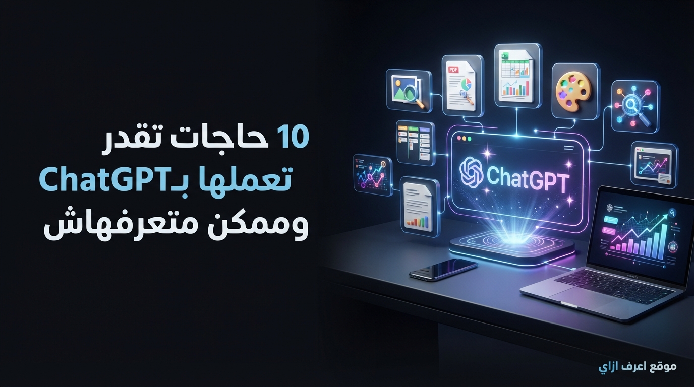 10 حاجات تقدر تعملها بـChatGPT وممكن متعرفهاش
