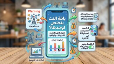 باقة النت بتخلص لوحدها؟ اعرف إزاي تكتشف التطبيقات اللي بتسحب البيانات وتوقفها